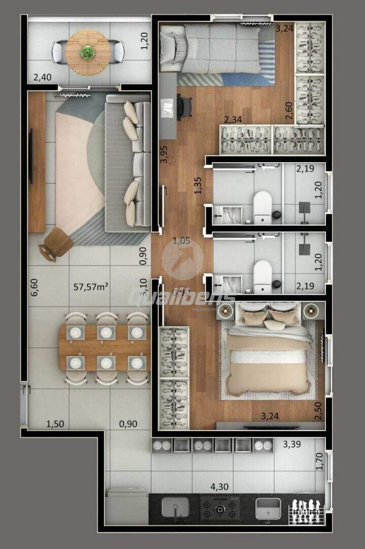 Apartamento à venda no Matriz: 