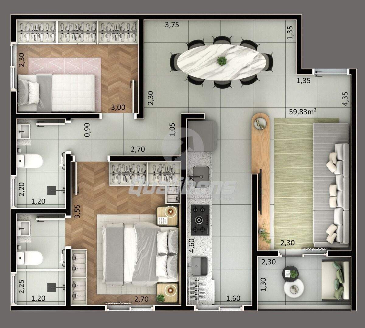 Apartamento à venda no Matriz: 