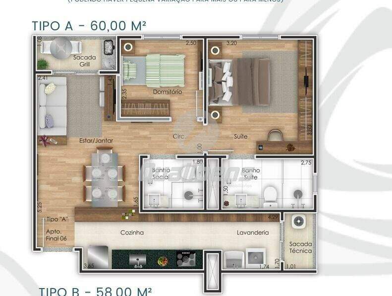 Apartamento à venda no Núcleo Colonial: 