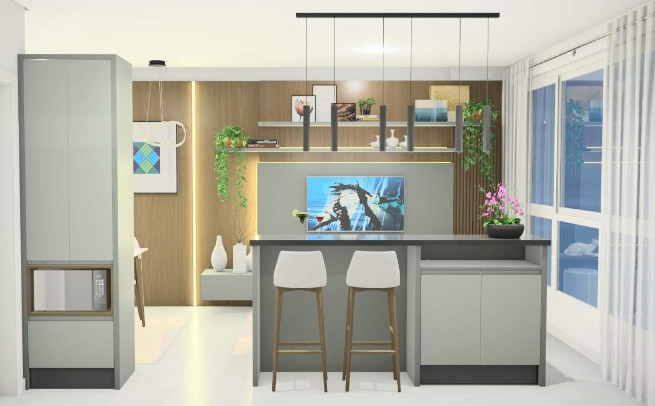 Apartamento à venda no Zona Nova: 