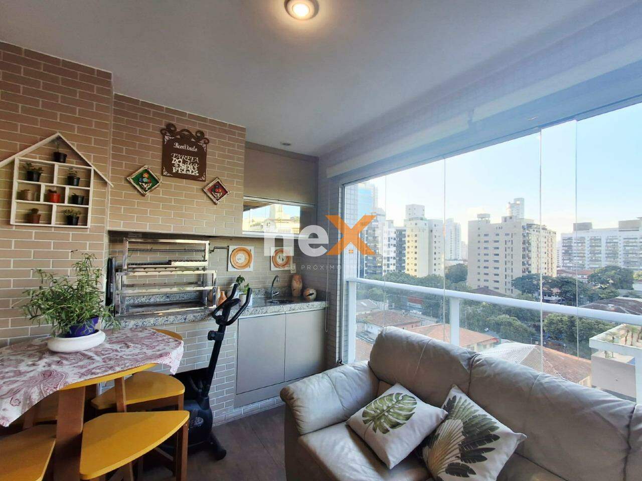 Apartamento à venda no Gonzaga: VARANDA GOURMET