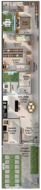 Casa, 3 quartos, 83 m² - Foto 11