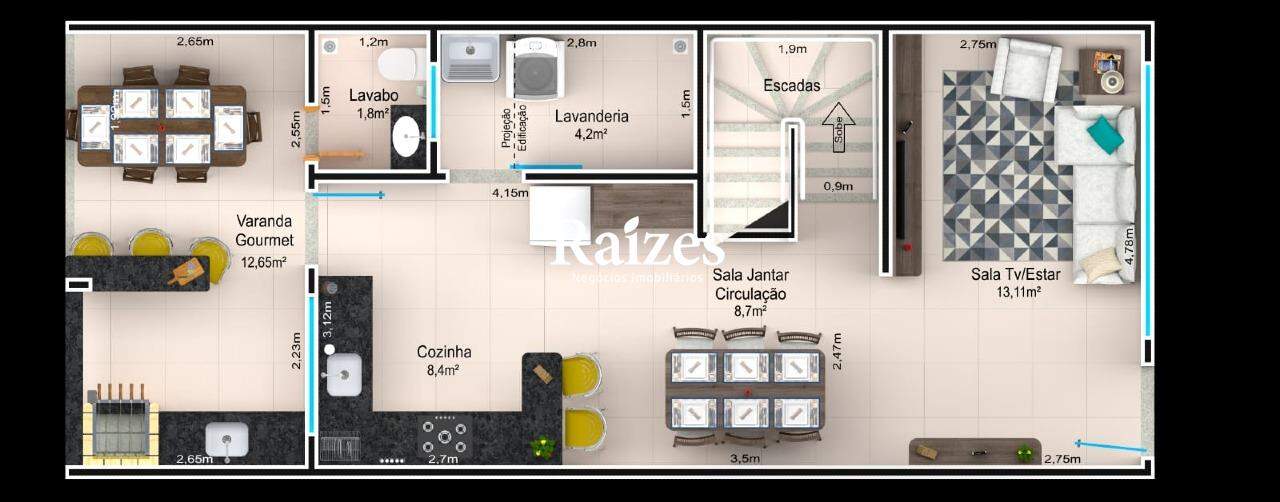 Sobrado, 3 quartos, 126 m² - Foto 12