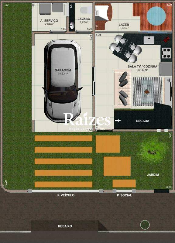 Sobrado, 3 quartos, 94 m² - Foto 13