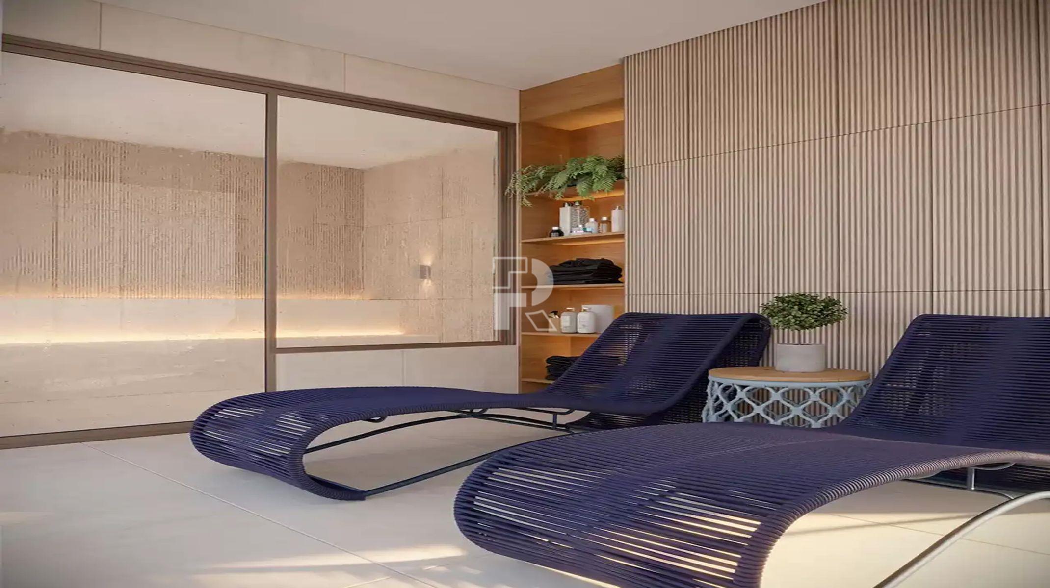 Apartamento à venda no Serra: Sauna com descanso