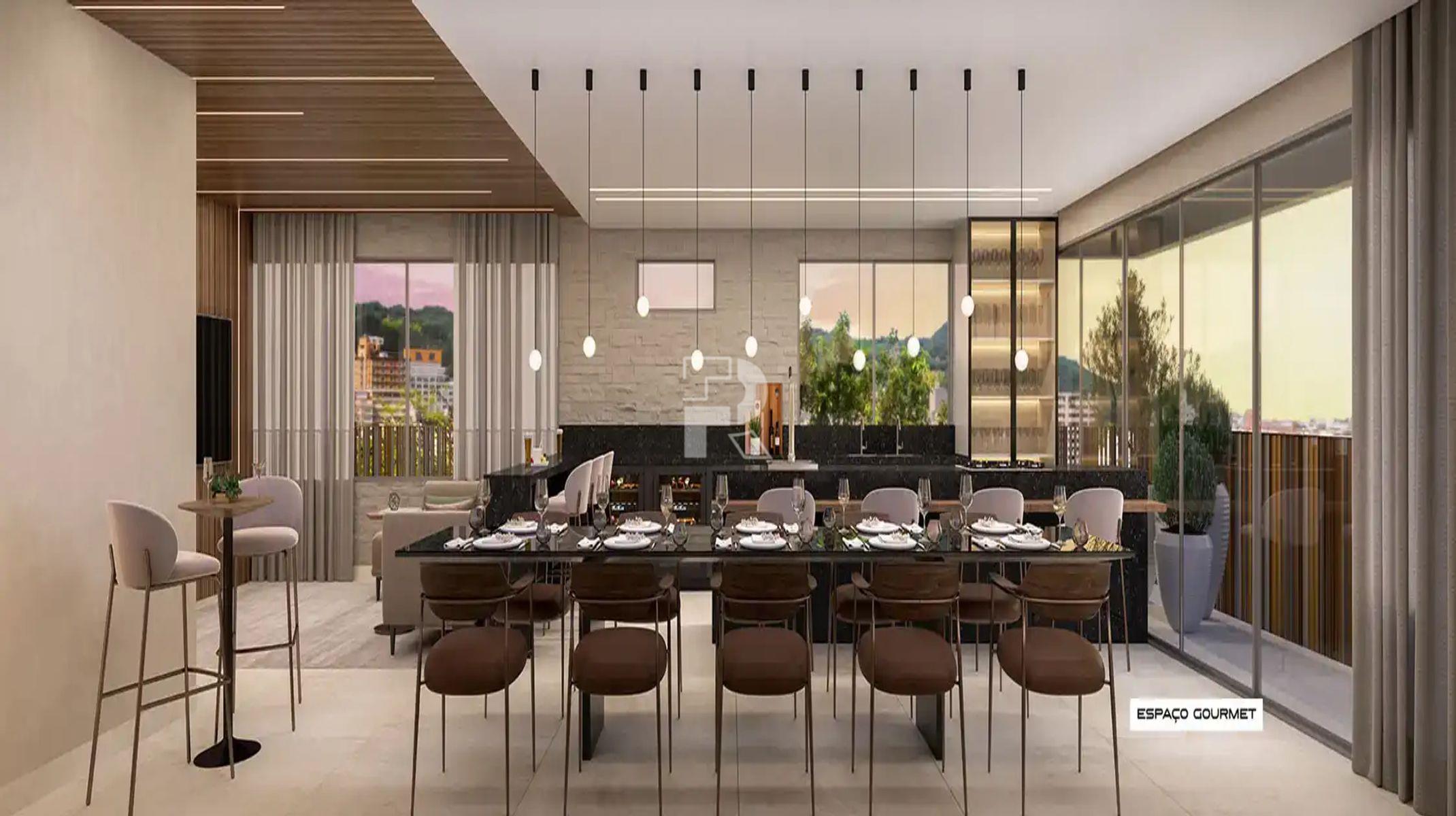 Apartamento à venda no Lourdes: Espaço gourmet