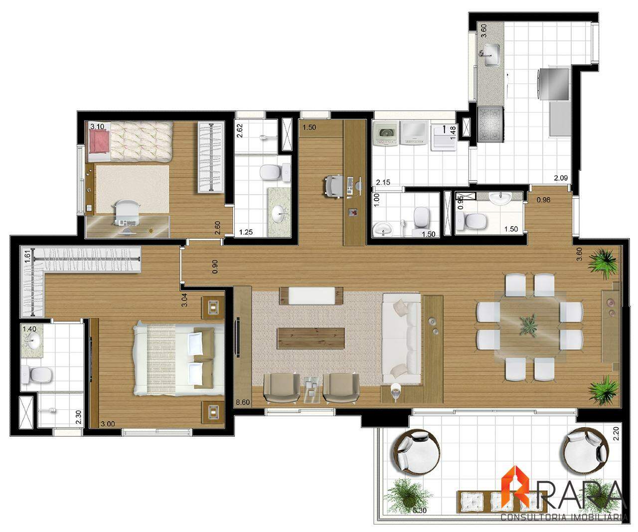 Apartamento, 3 quartos, 107 m² - Foto 38