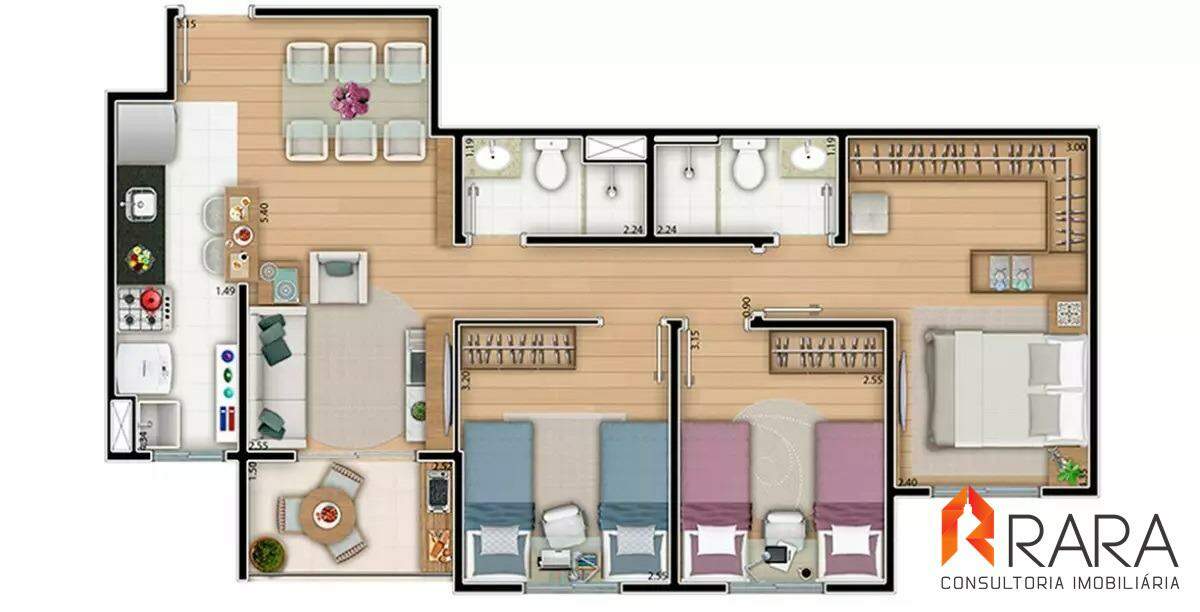 Apartamento à venda com 2 quartos, 71m² - Foto 22