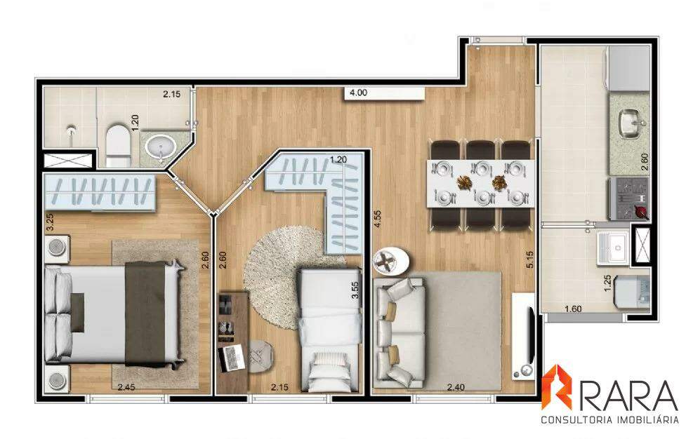 Apartamento à venda com 2 quartos, 44m² - Foto 12