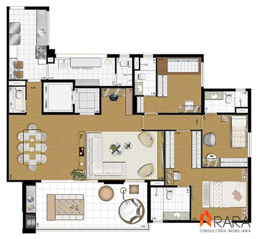 Apartamento à venda com 3 quartos, 155m² - Foto 27