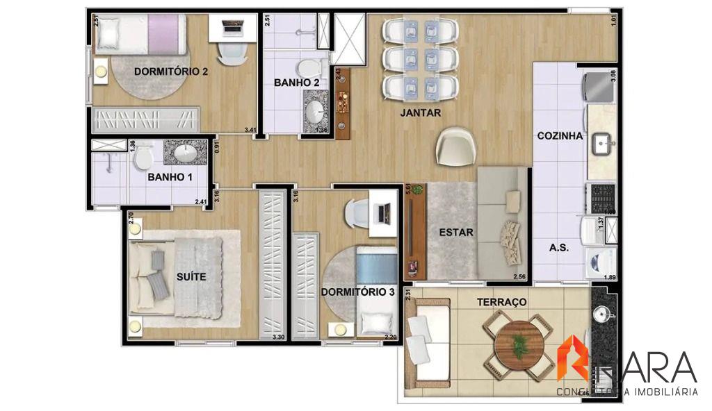 Apartamento à venda com 2 quartos, 70m² - Foto 15