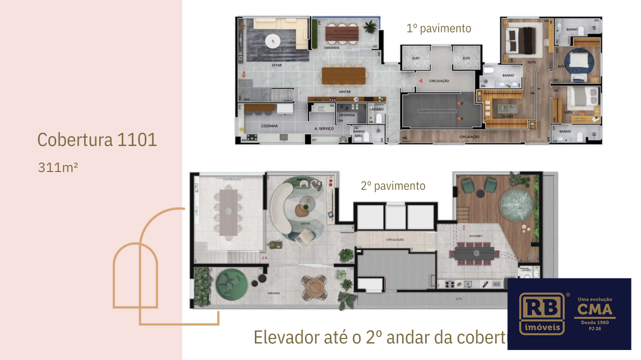 Cobertura à venda com 4 quartos, 1690m² - Foto 13