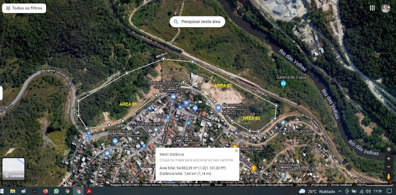 Lote-Área-Terreno para aluguel no Jardim Vitória: 