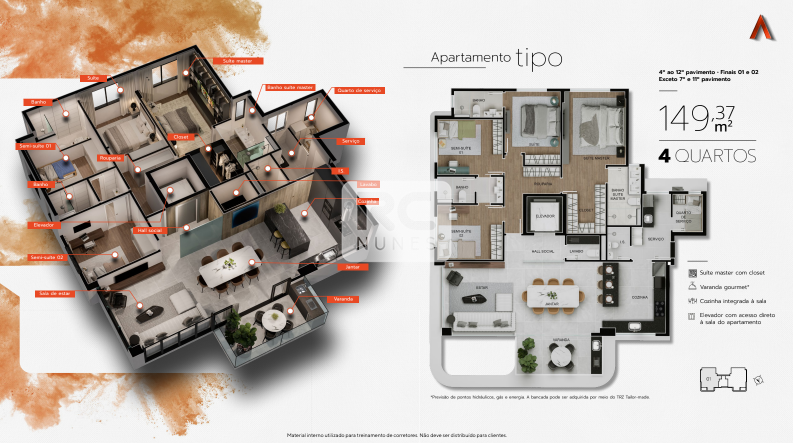 Apartamento à venda no Gutierrez: 