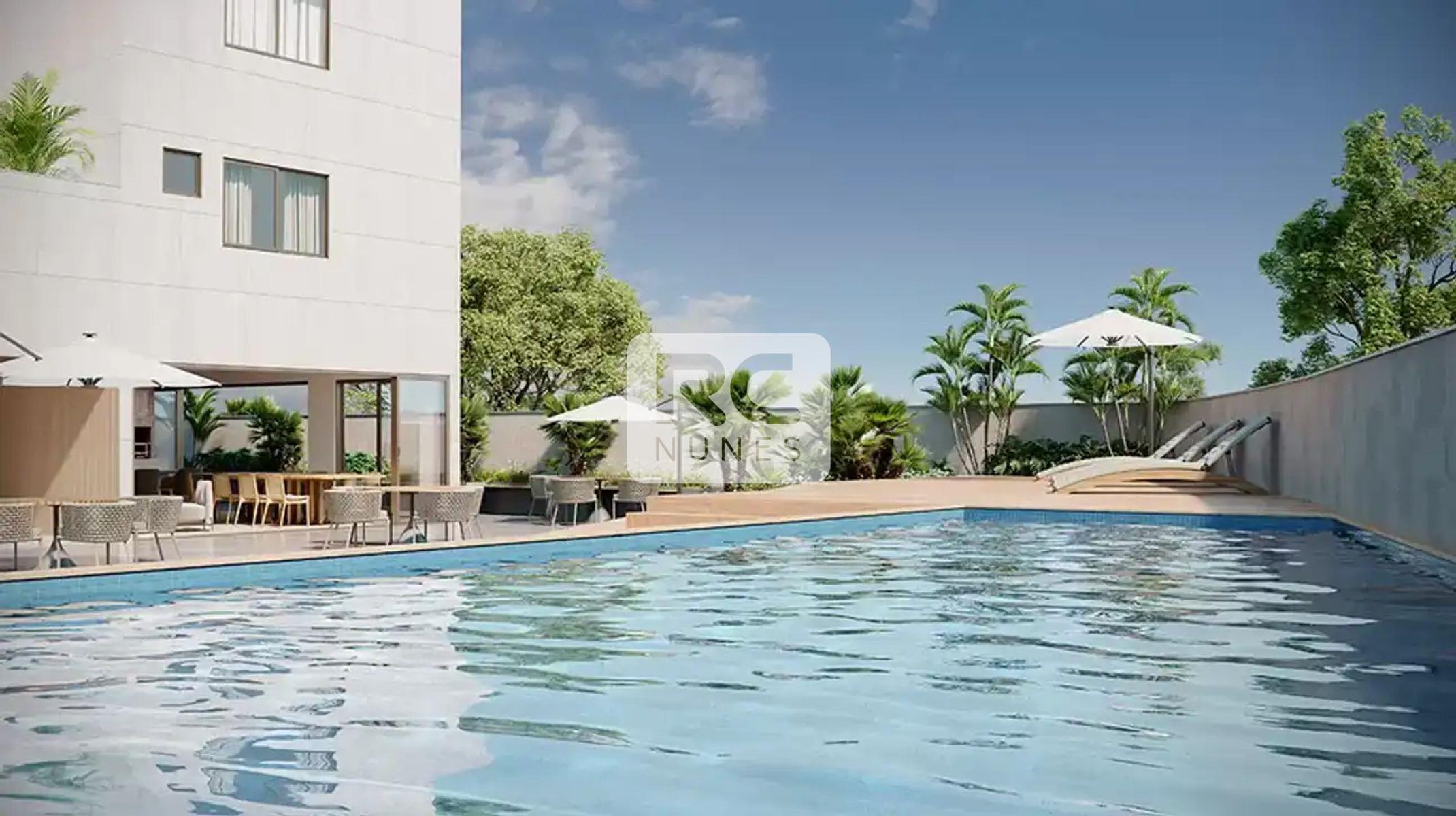 Apartamento à venda no Serra: Piscina com deck