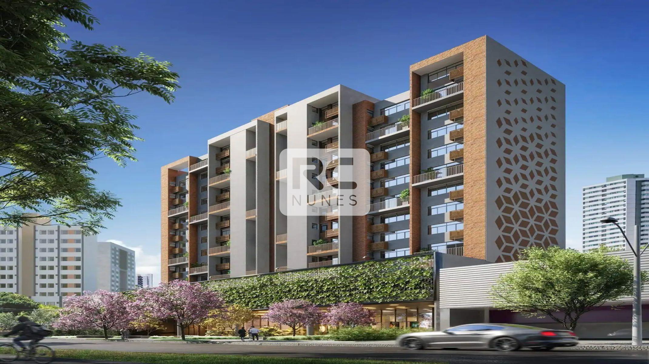 Apartamento à venda no Lourdes: Perspectiva da fachada