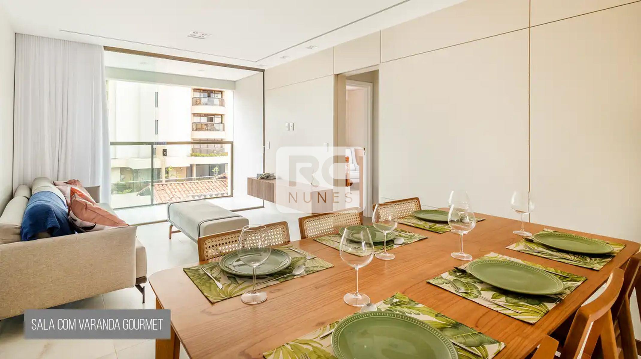 Apartamento à venda no Santo Antônio: 03 - Villa Madero - Sala com Varanda Gourmet