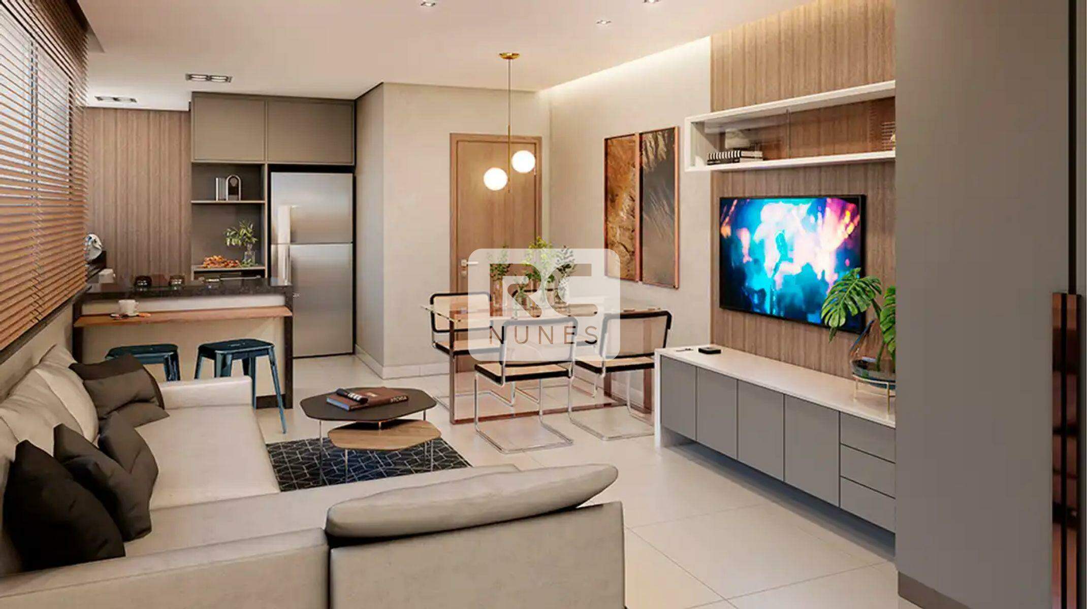 Apartamento à venda no Lourdes: Sala de estar - apartamento tipo