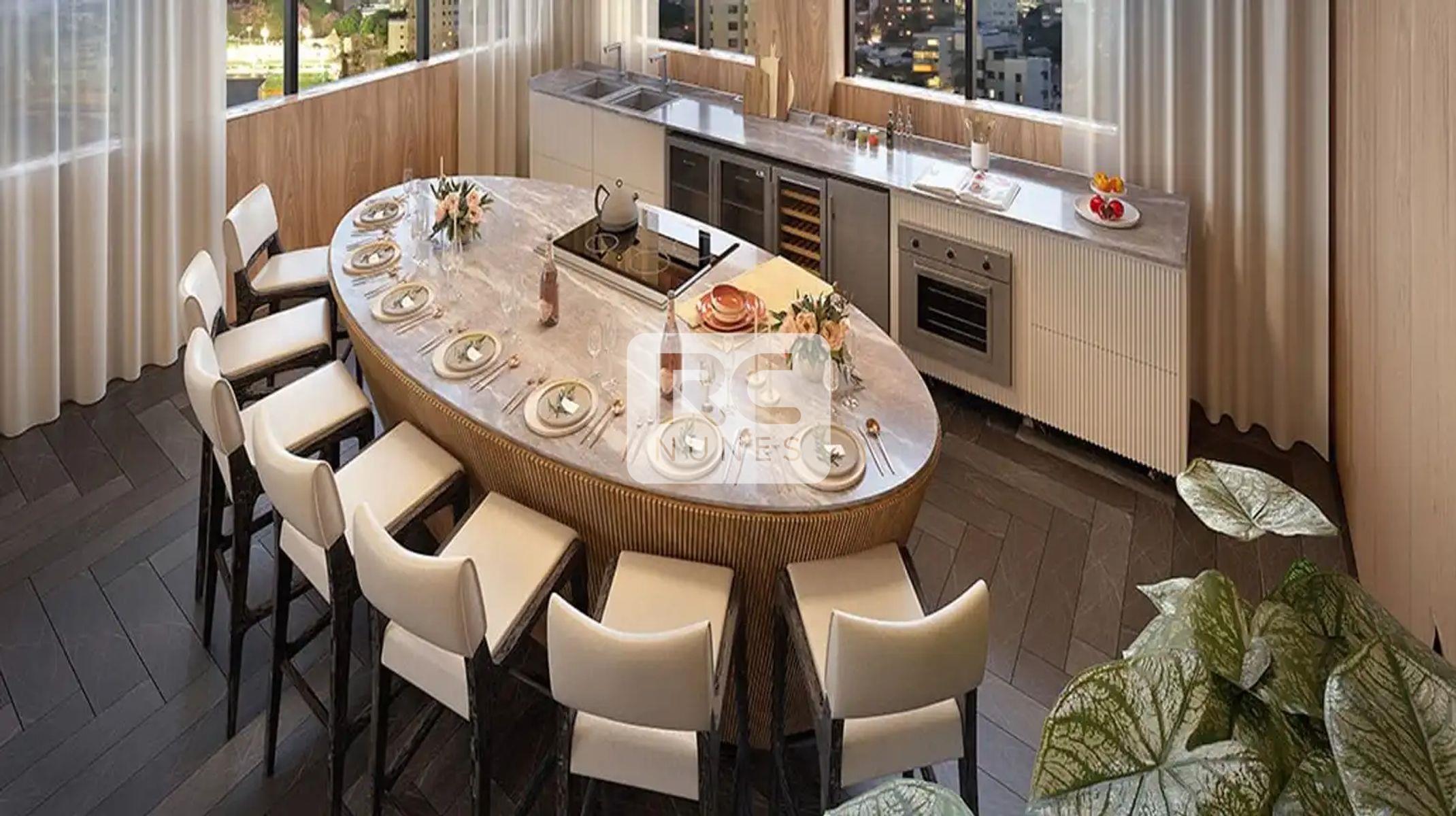 Apartamento à venda no Mangabeiras: Espaço gourmet - Léo Paixão