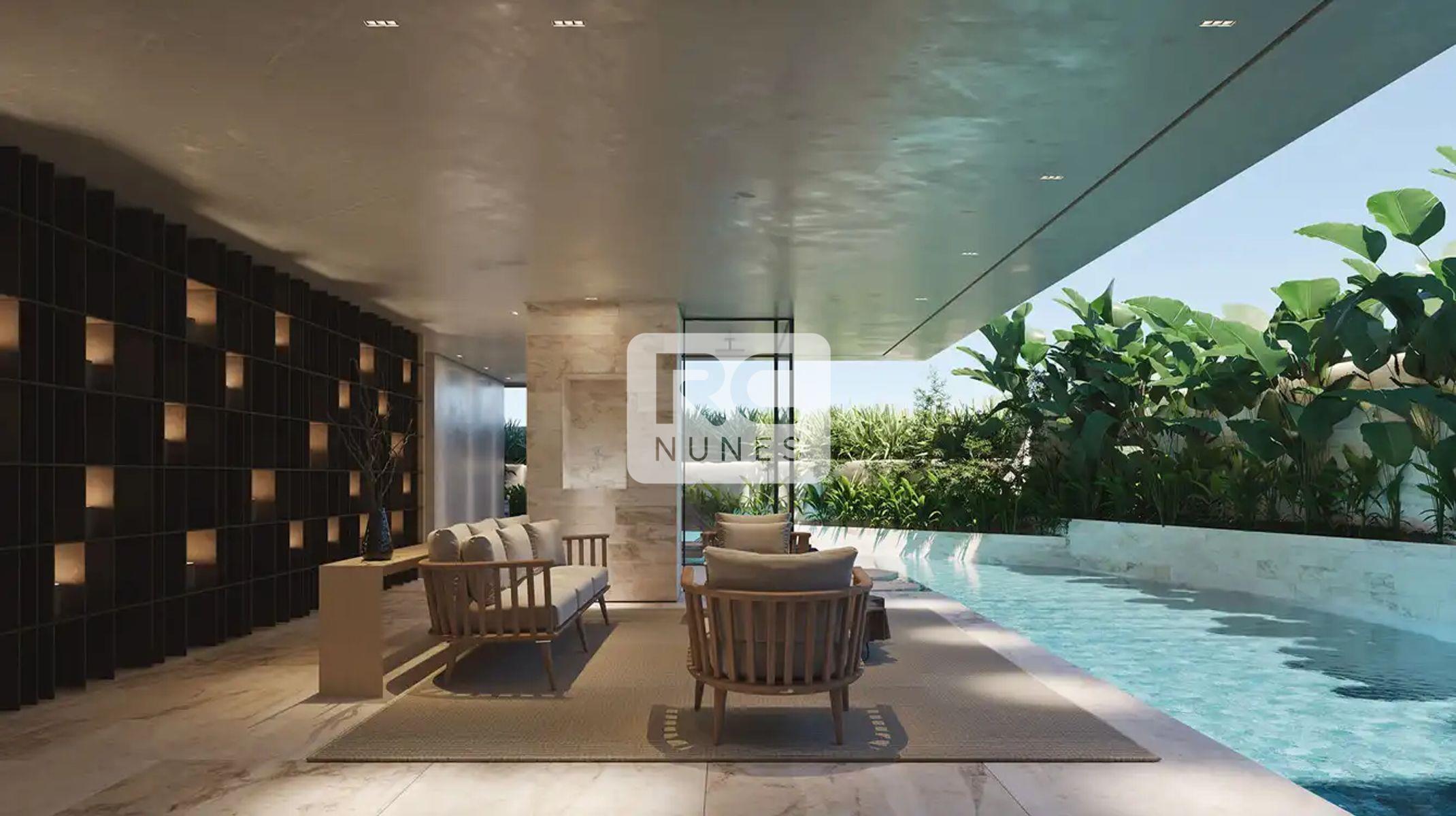 Apartamento à venda no Anchieta: Piscina com deck coberto e sauna acoplada