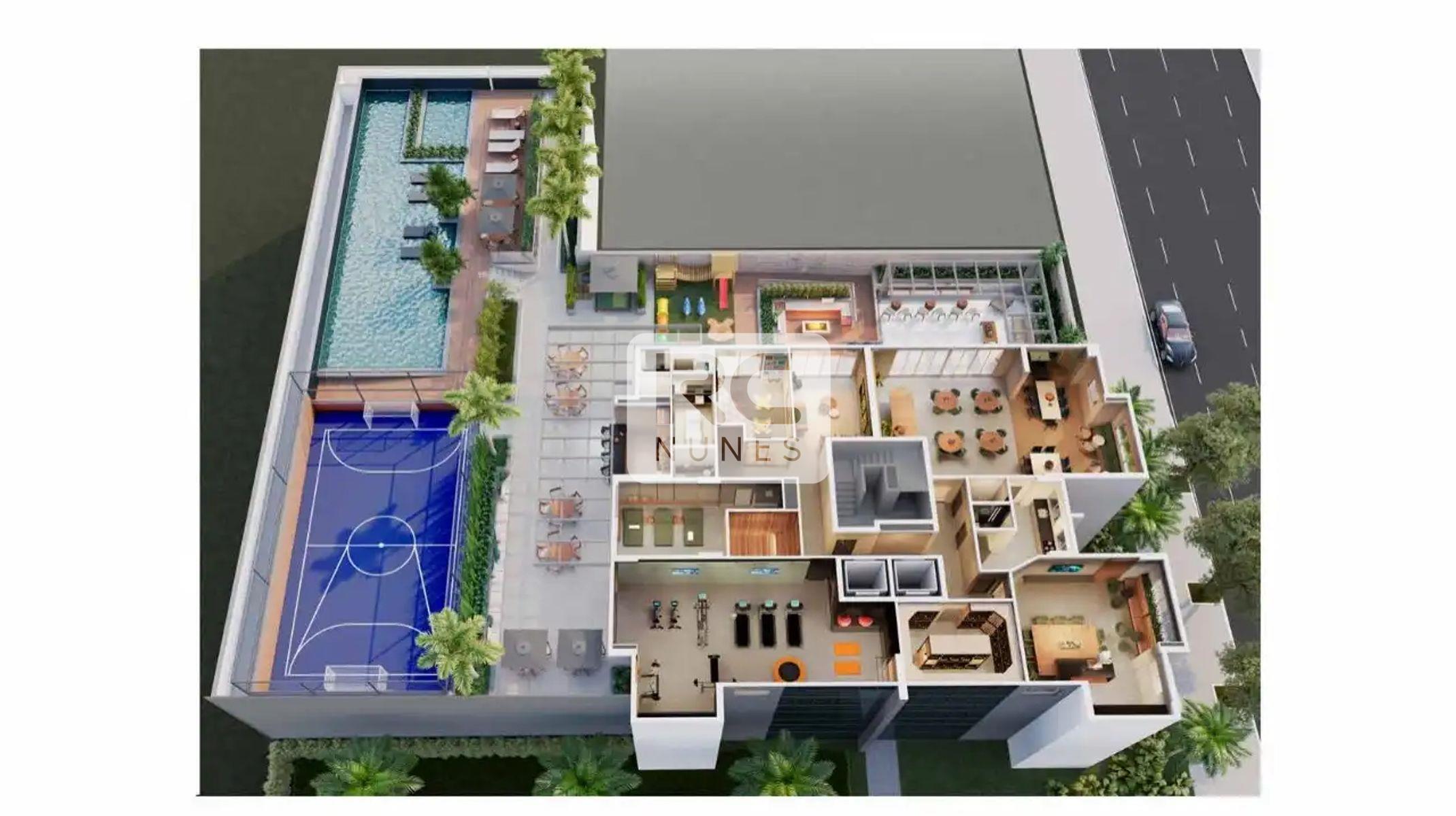 Apartamento à venda no Santo Agostinho: Lazer completo