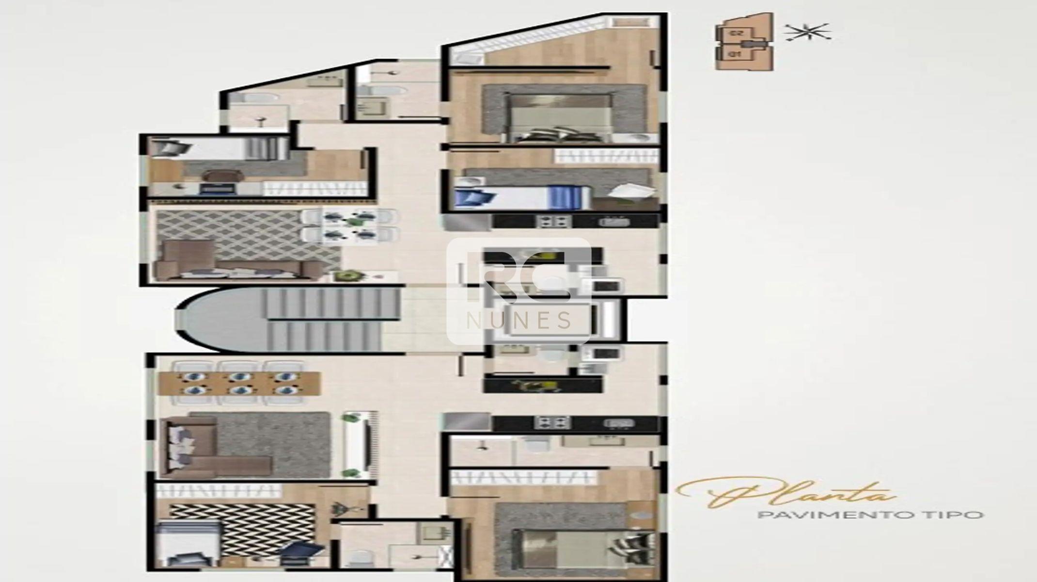 Apartamento à venda no Vila Paris: 