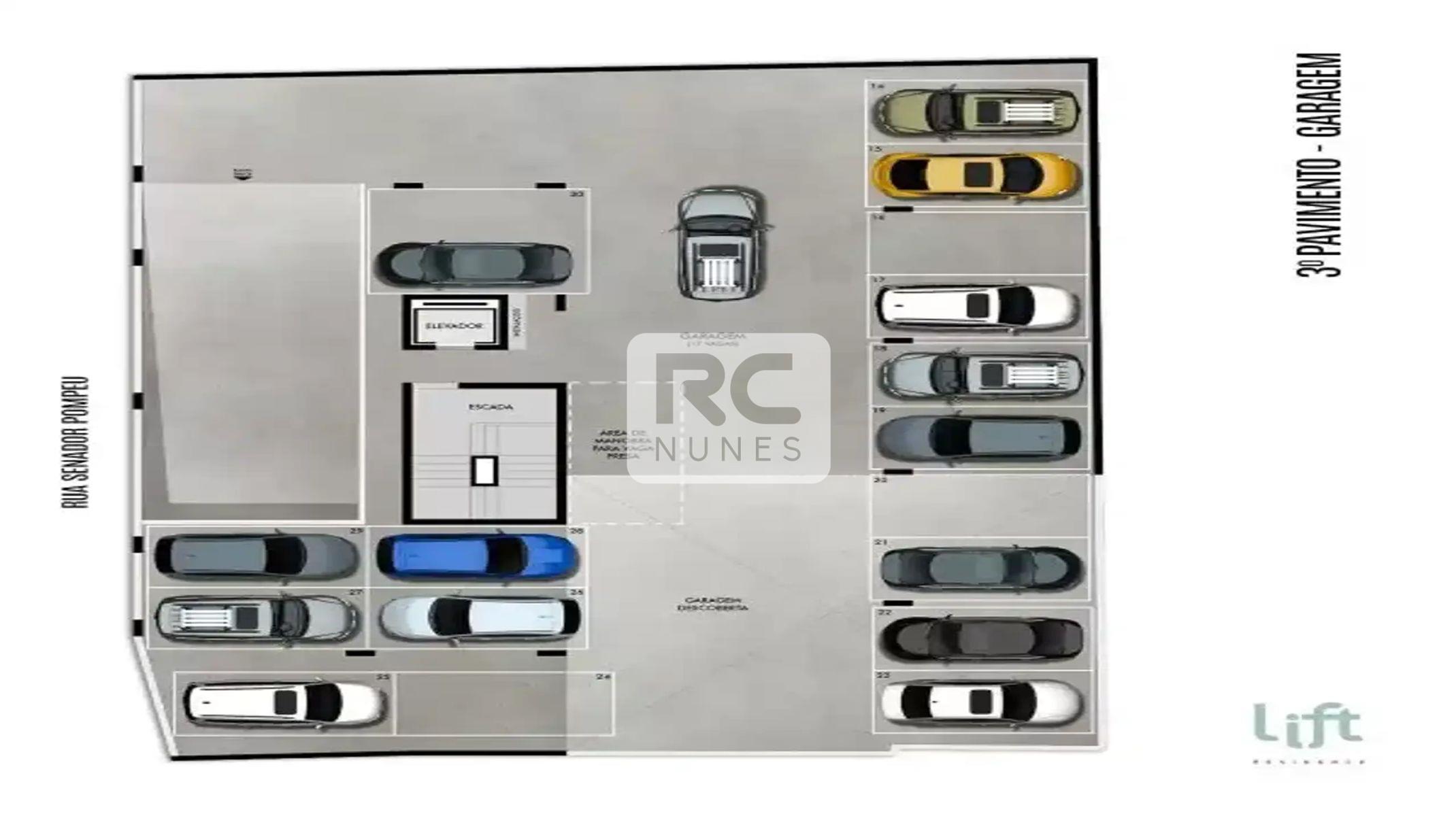 Apartamento à venda no Serra: Garagem - 3º pavimento