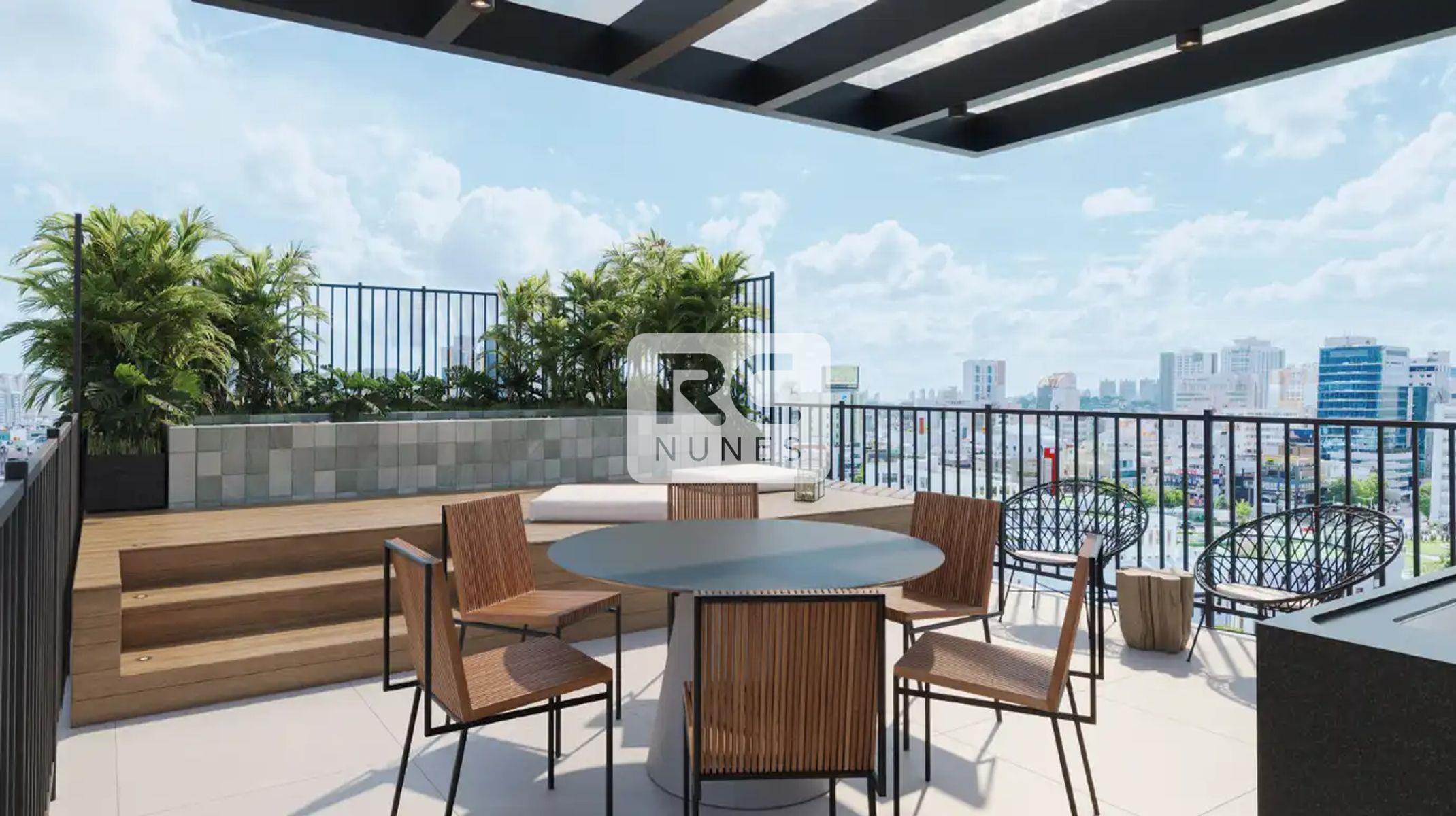 Apartamento à venda no Gutierrez: Espaço gourmet do rooftop