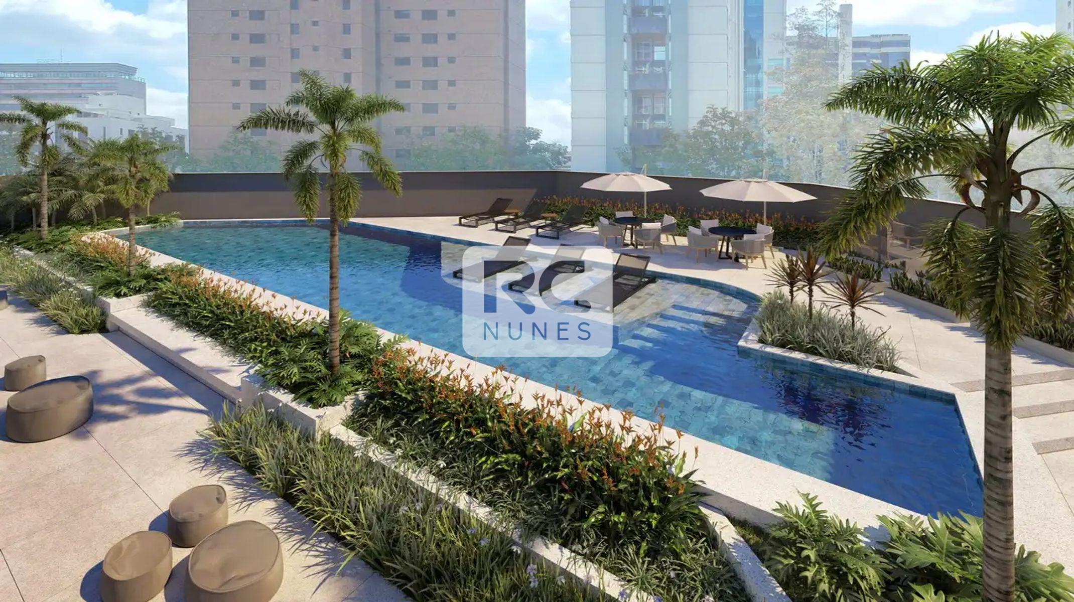 Apartamento à venda no Savassi: Piscina com deck molhado