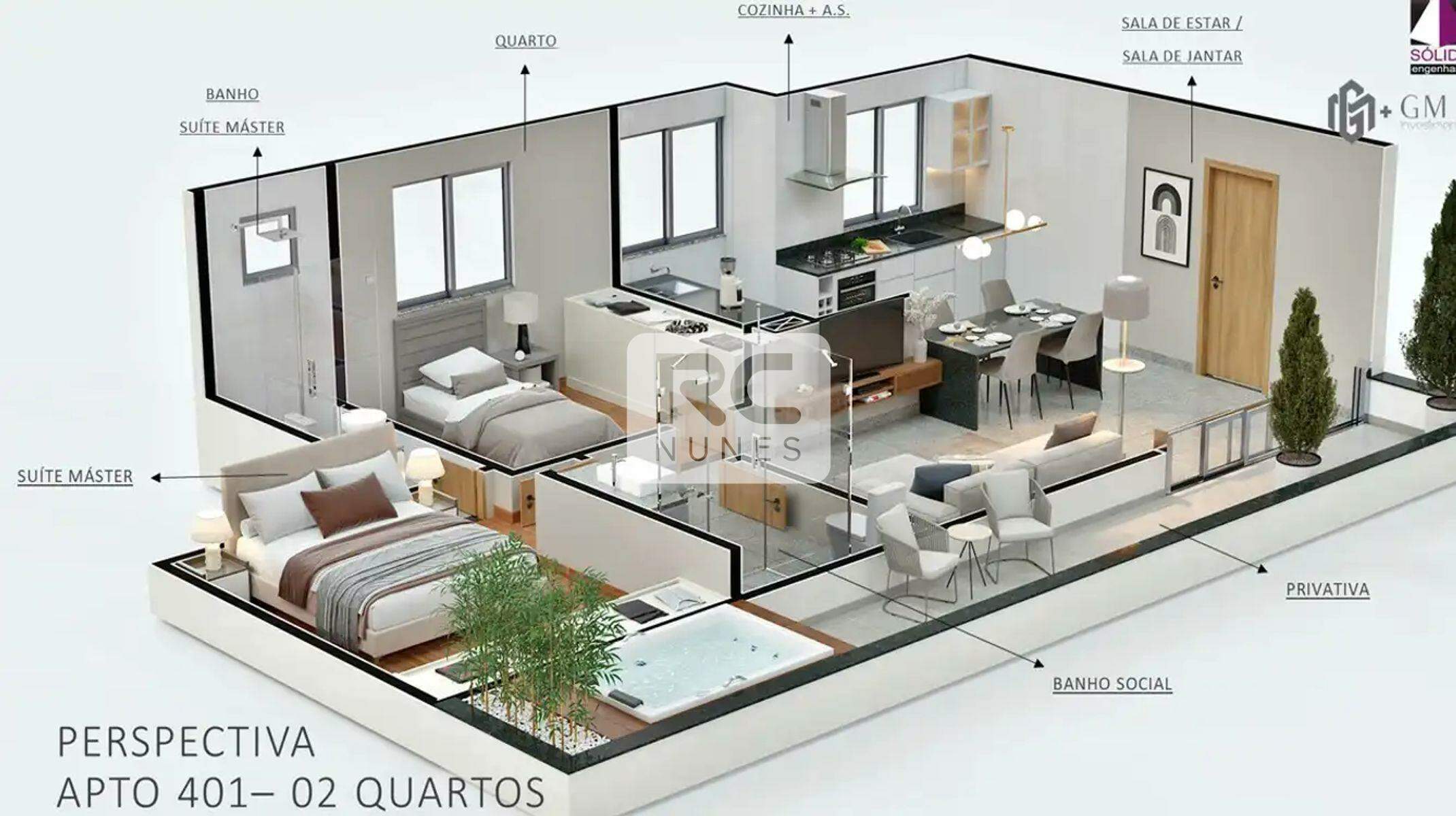 Apartamento à venda no Santo Antônio: 