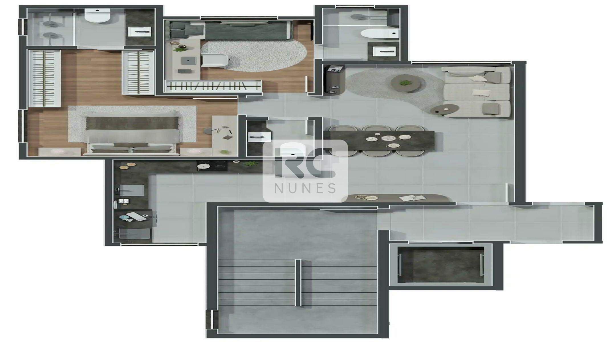 Apartamento à venda no Santo Antônio: Seleto Fascino - Apto Tipo 302 - 402