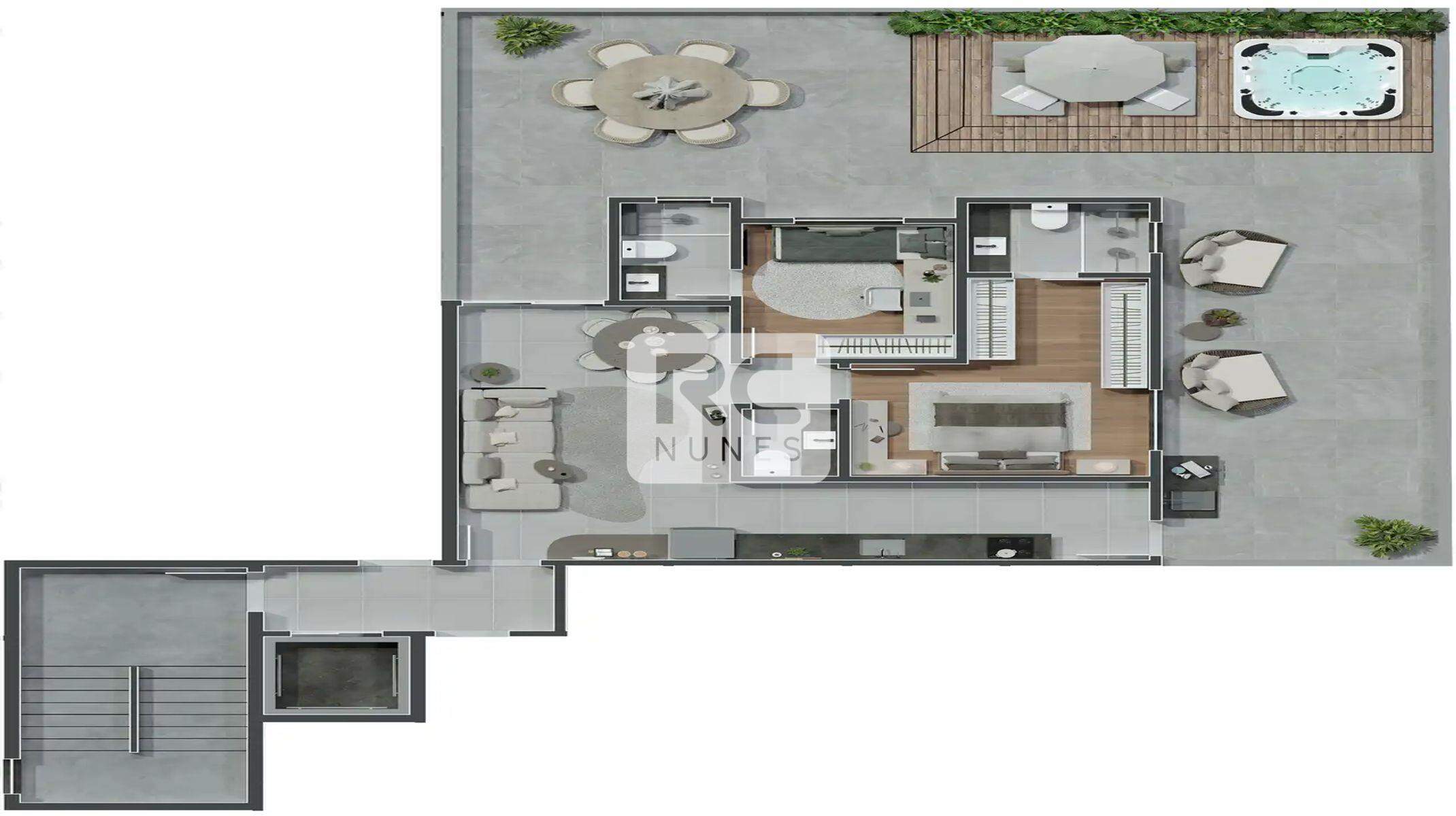 Apartamento à venda no Santo Antônio: Seleto Fascino - Área Privativa 203