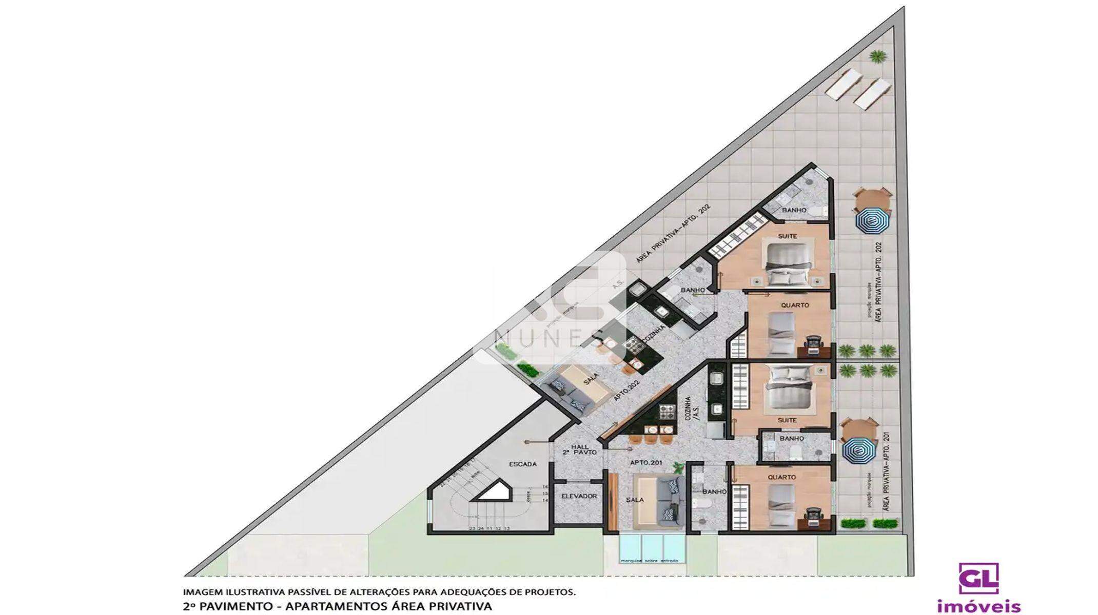 Apartamento à venda no Funcionários: 