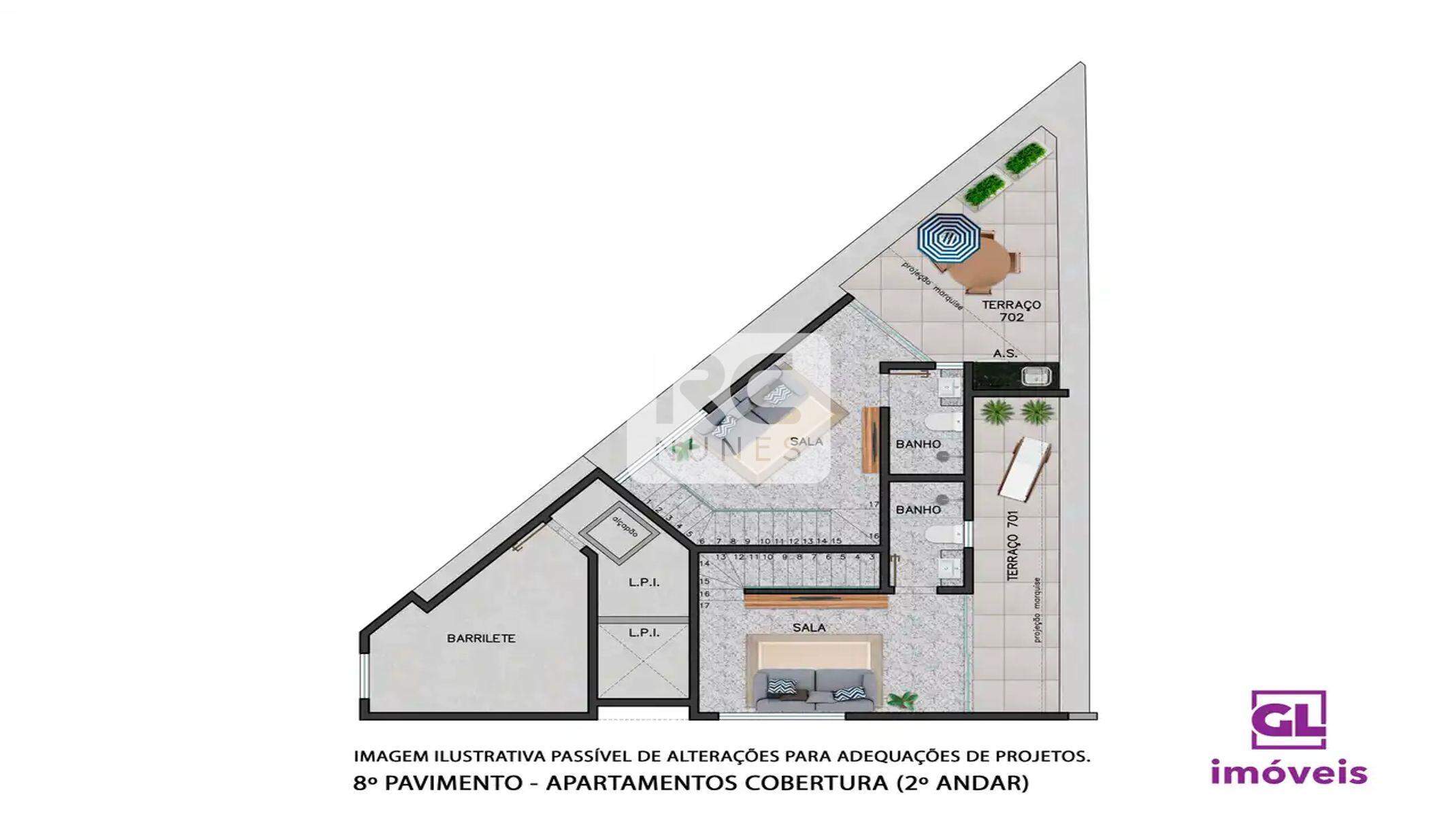 Apartamento à venda no Funcionários: 