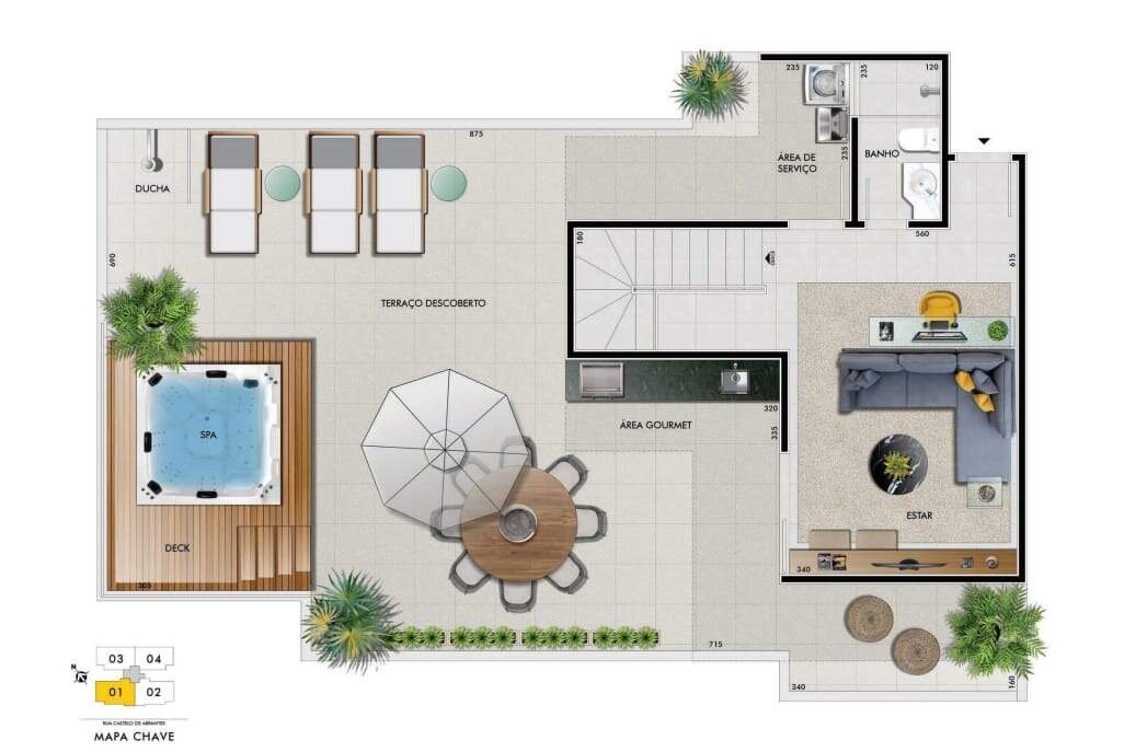 Cobertura à venda no Castelo: 