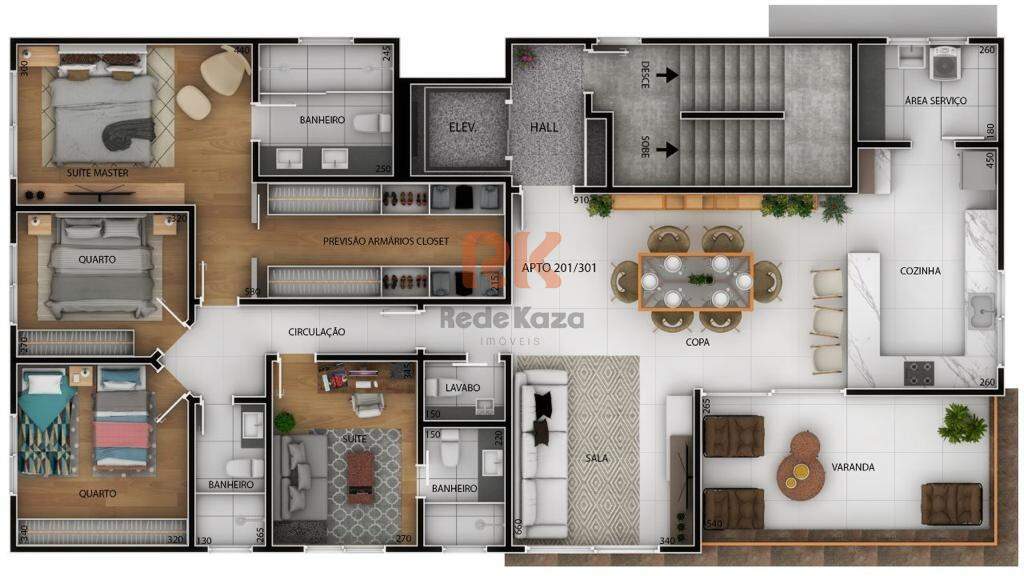 Apartamento à venda no Santa Rosa: 