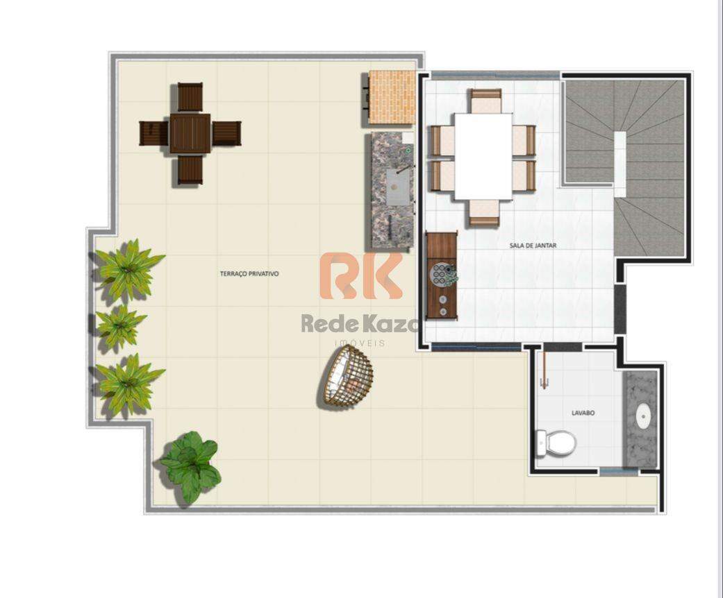 Cobertura à venda no Cabral: 