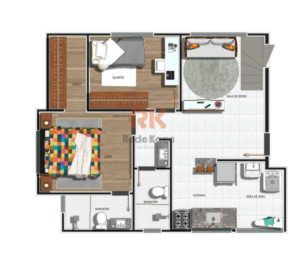 Cobertura à venda no Cabral: 