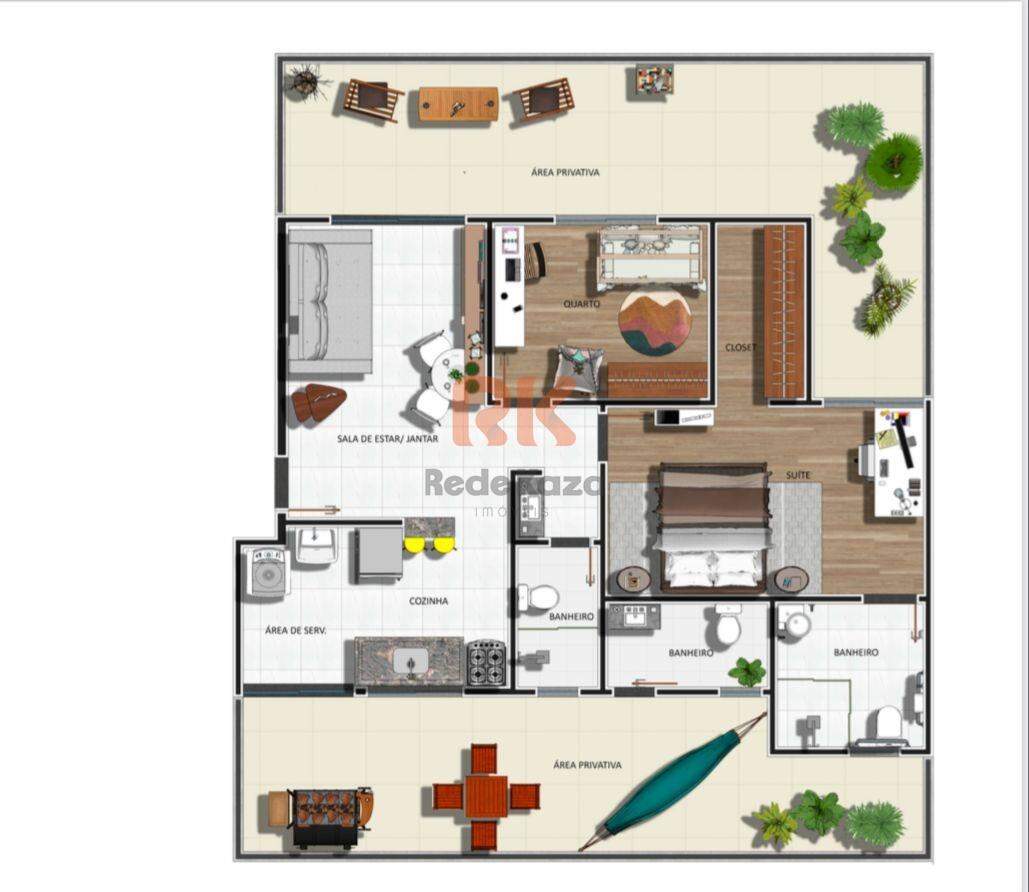 Área privativa à venda no Cabral: 