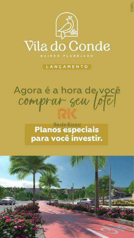 Lote à venda no vila do conde: 