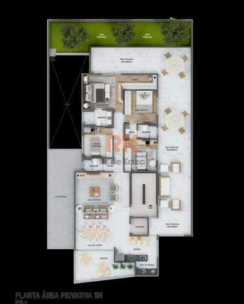 Apartamento à venda no Castelo: 