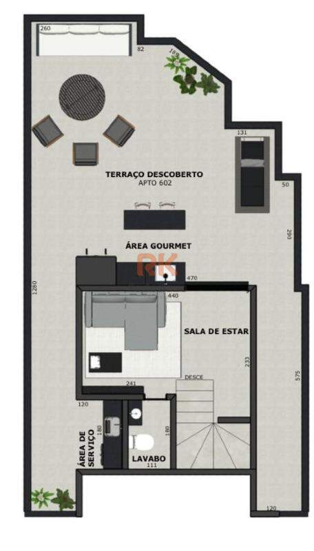 Cobertura à venda no Planalto: 