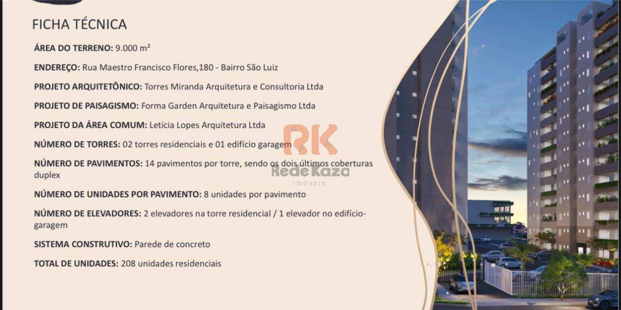 Apartamento à venda no São Luiz: 