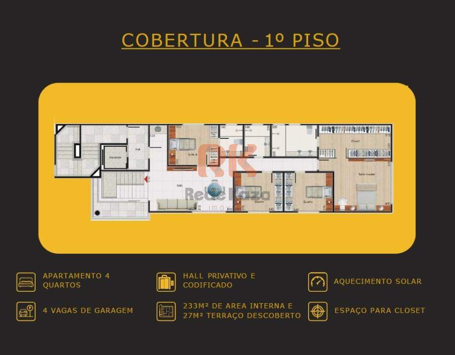 Cobertura à venda no Jaraguá: 