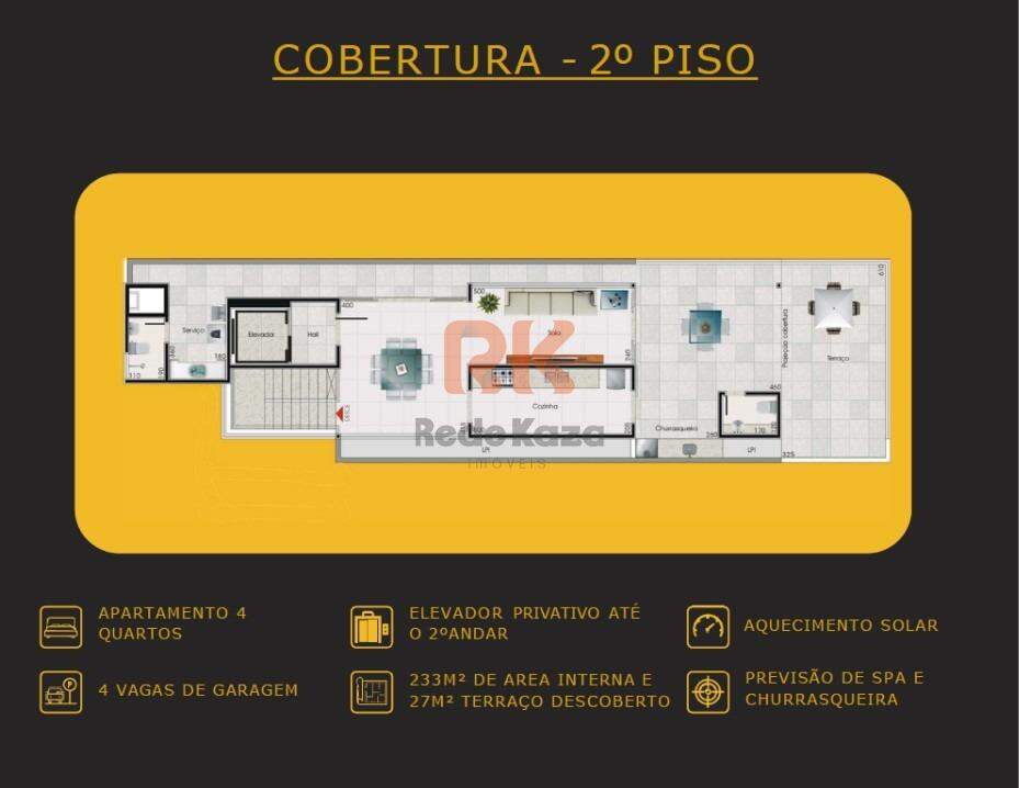 Área privativa à venda no Jaraguá: 
