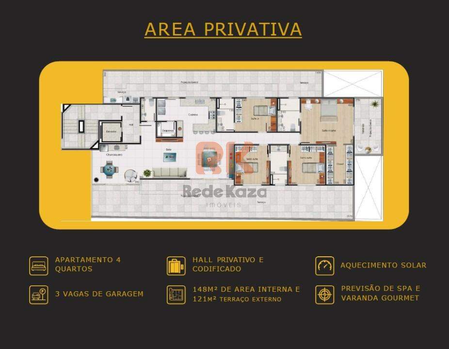 Área privativa à venda no Jaraguá: 