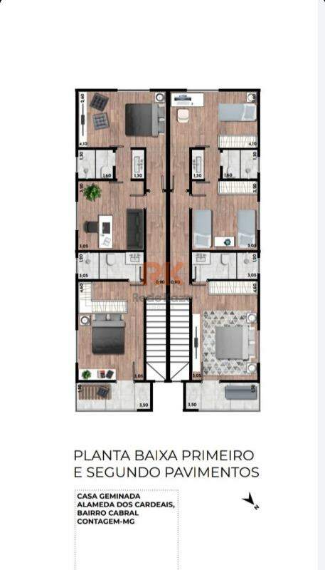Casa geminada à venda no Paquetá: 