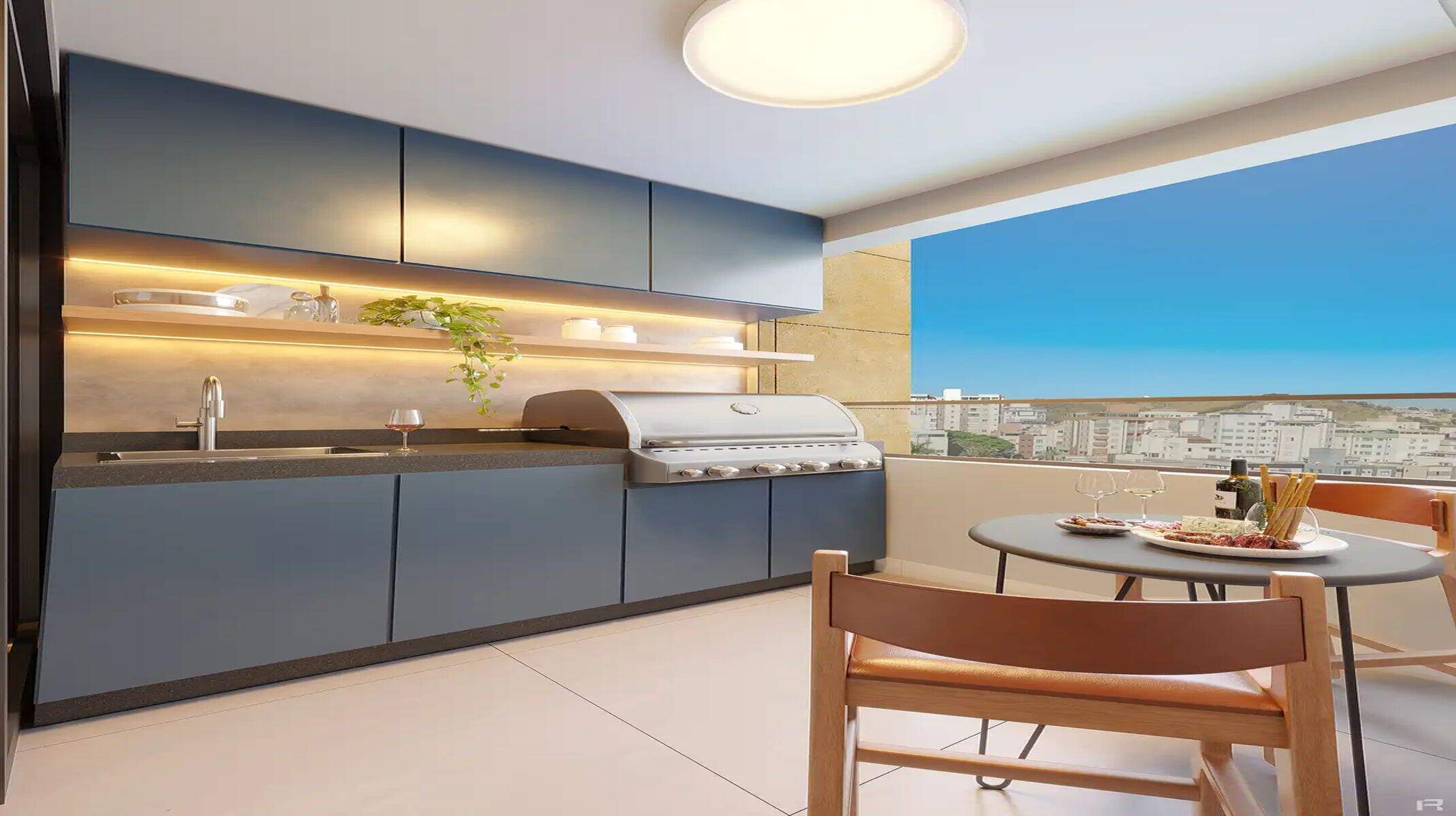 Apartamento à venda no Castelo: Varanda gourmet