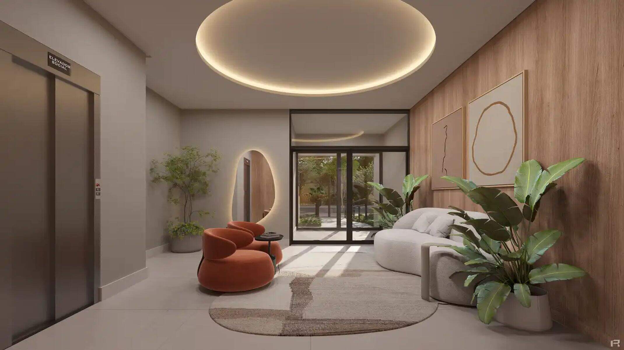 Apartamento à venda no Castelo: Hall de entrada