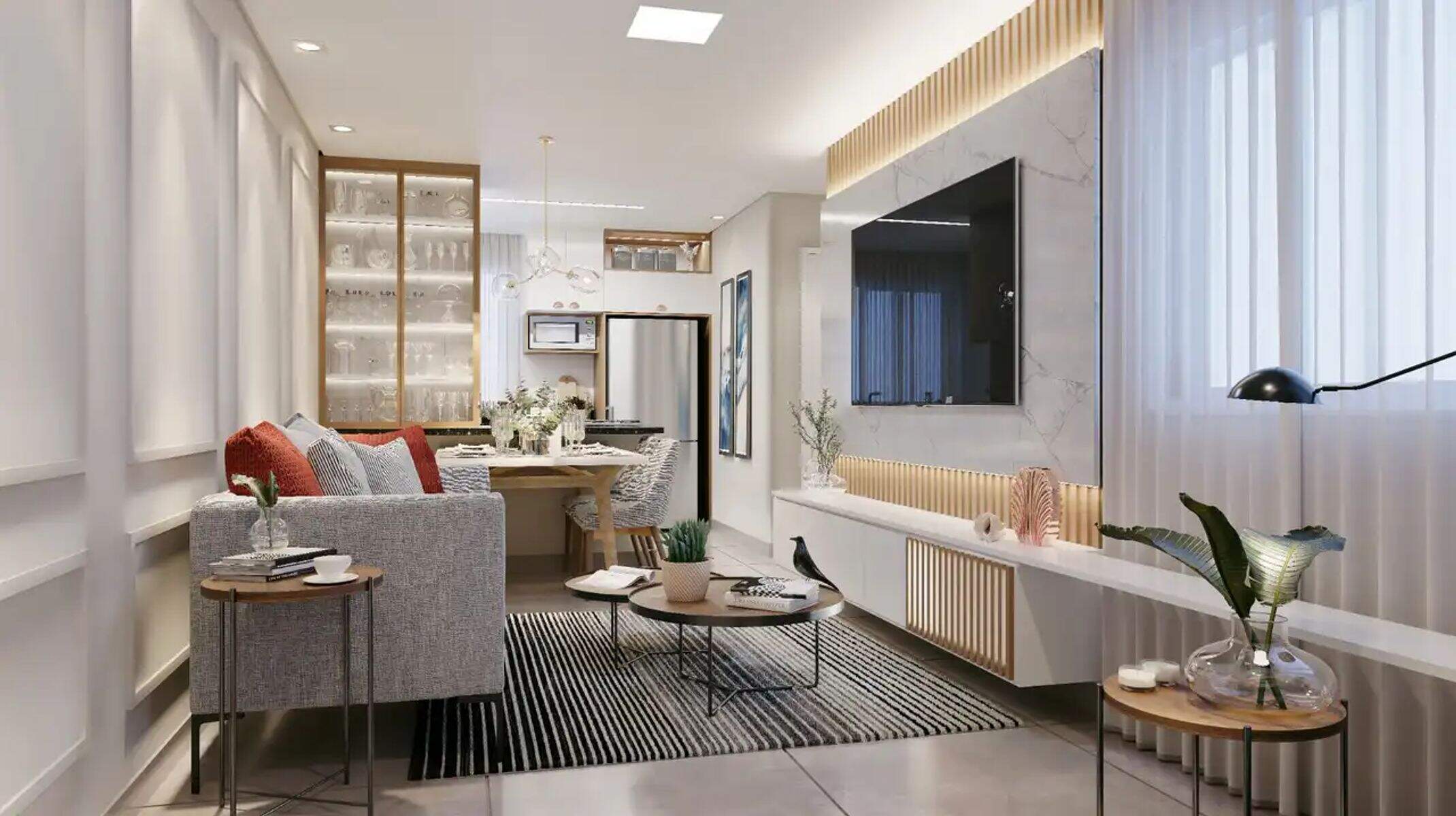 Apartamento à venda no Santa Rosa: Place Jaragá - Interna Humanizada